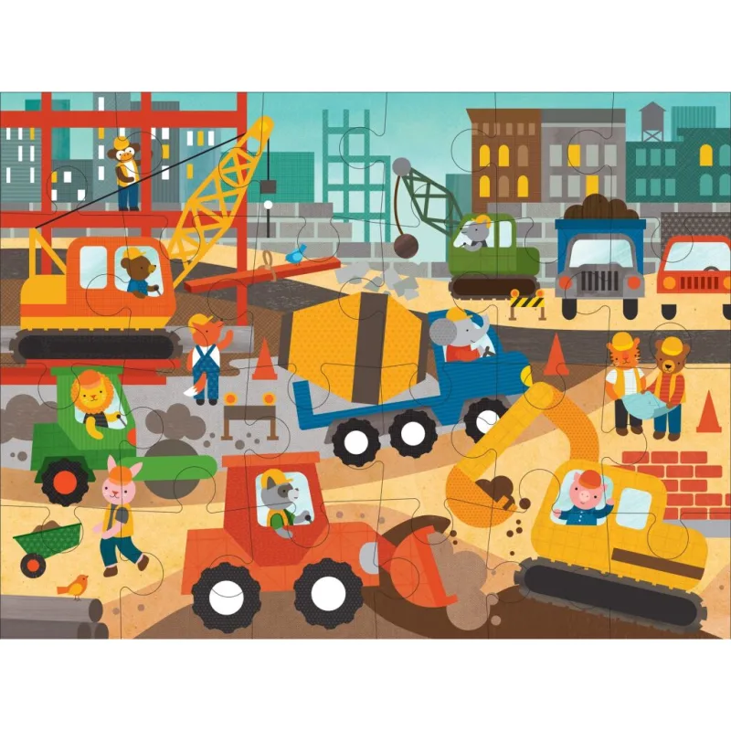 Petitcollage Podlahové puzzle Stavba v meste