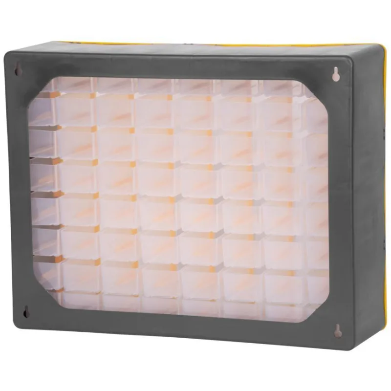 Organizér na stenu Strend Pro SBx3045-G, 64 zásuviek