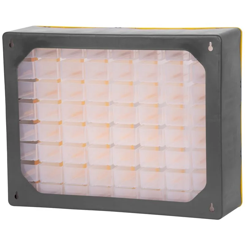 Organizér na stenu Strend Pro SBx3045-G, 64 zásuviek