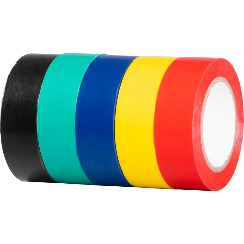 Izolačná páska 19 mm x 10 m, PVC, rôzne farby, balenie 10 ks