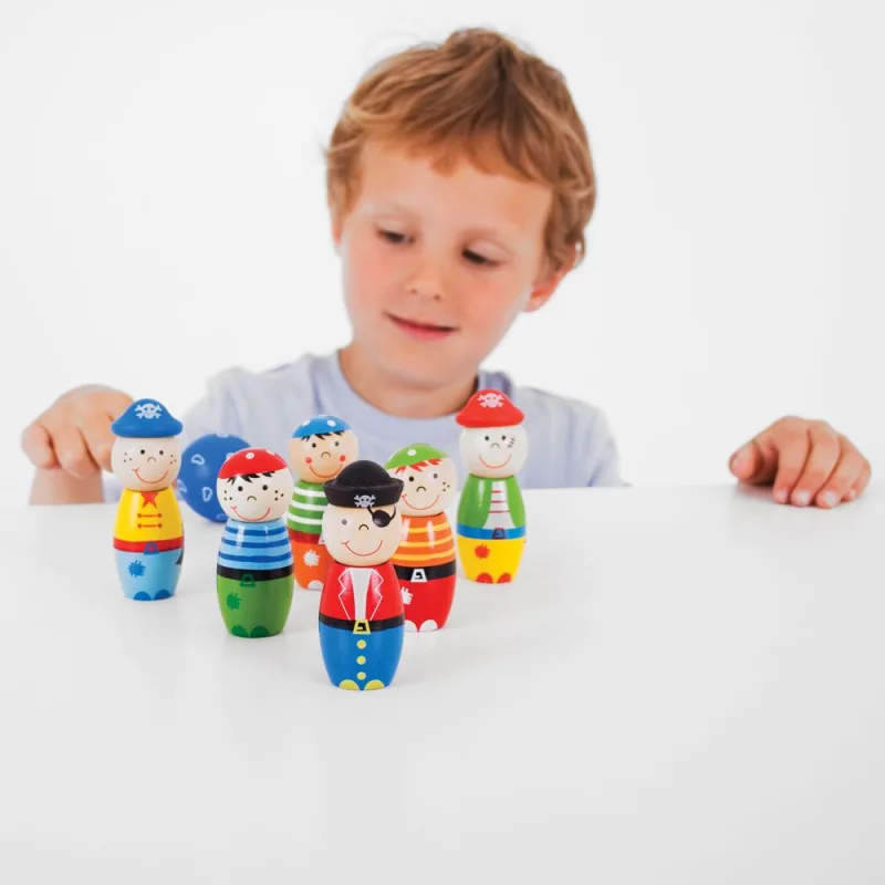 Drevené kolky Piráti