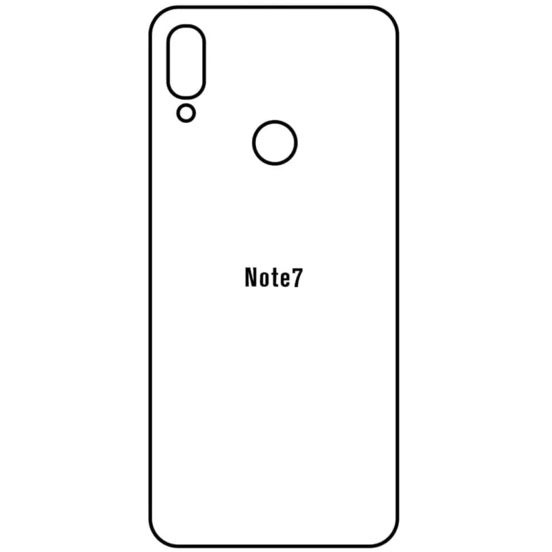 Ochranná fólia Sunshine Hydrogel pre Xiaomi Redmi Note 7 Variant:: zadná matná