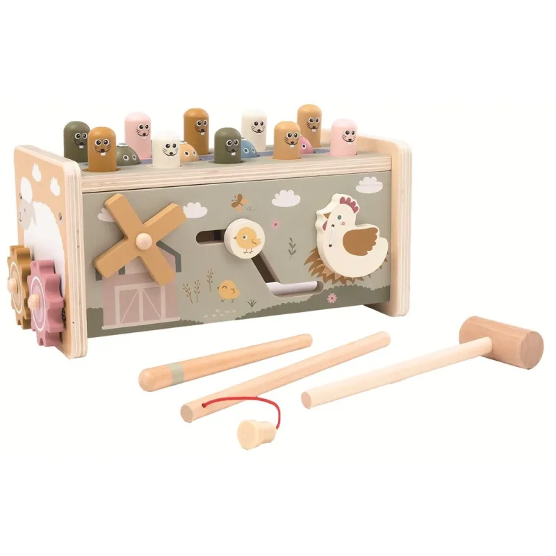 2Kids Toys Multifunkčná zatĺkačka Farma
