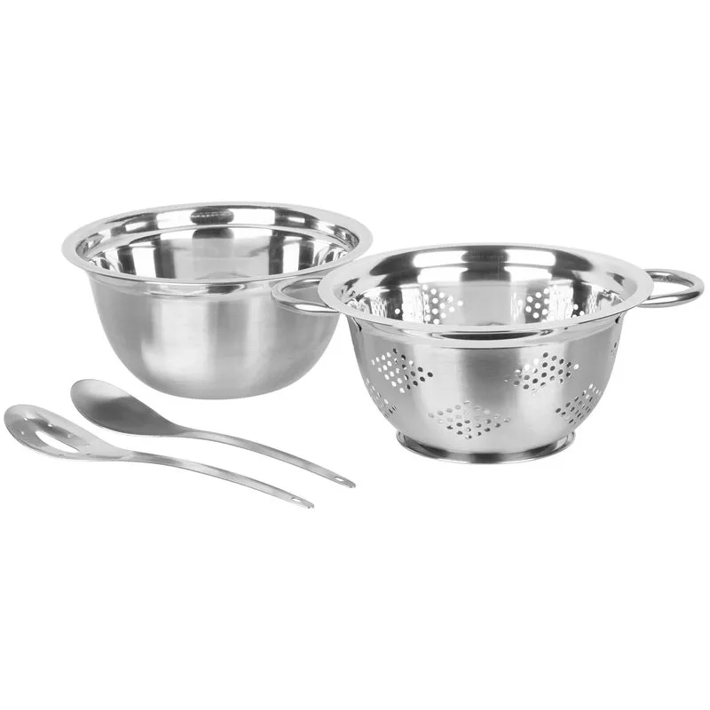 Šalátový set MagicHome, 24 cm, 4-dielny, nerezový