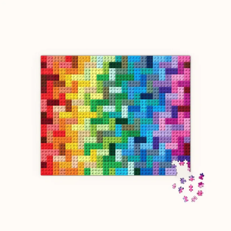 Chronicle Books Puzzle LEGO® Dúhové kocky 1000 dielikov