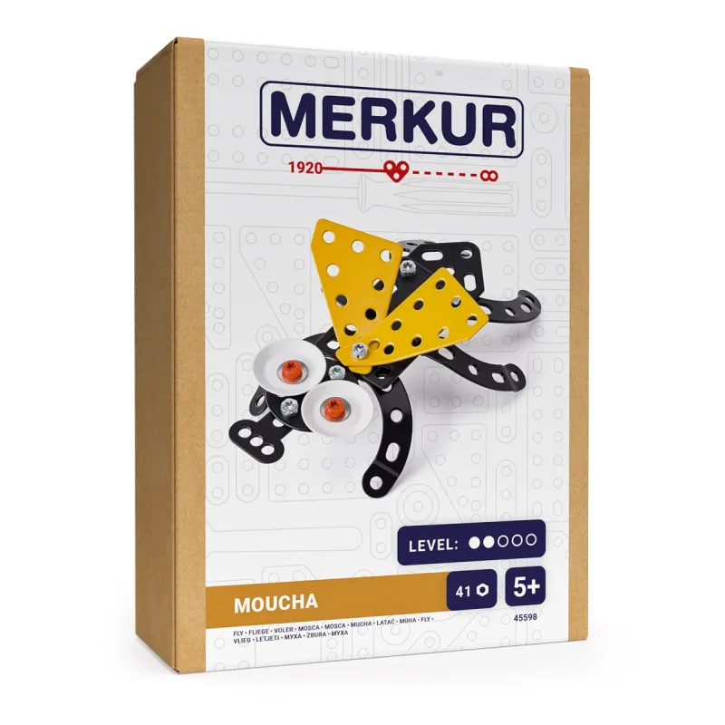 Merkur Chrobáčiky - Mucha, 41 dielikov