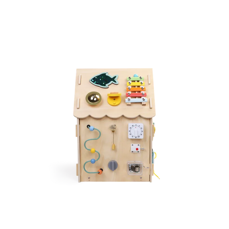 2Kids Toys Activity board Domček prírodný