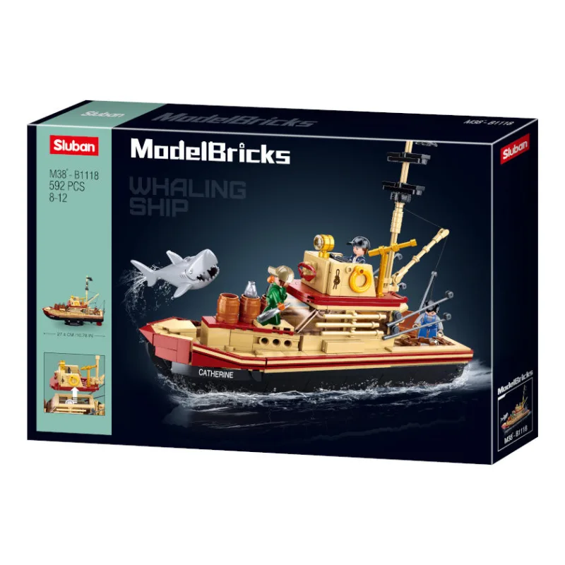 Sluban Model Bricks M38-B1118 Rybárska loď Catherine