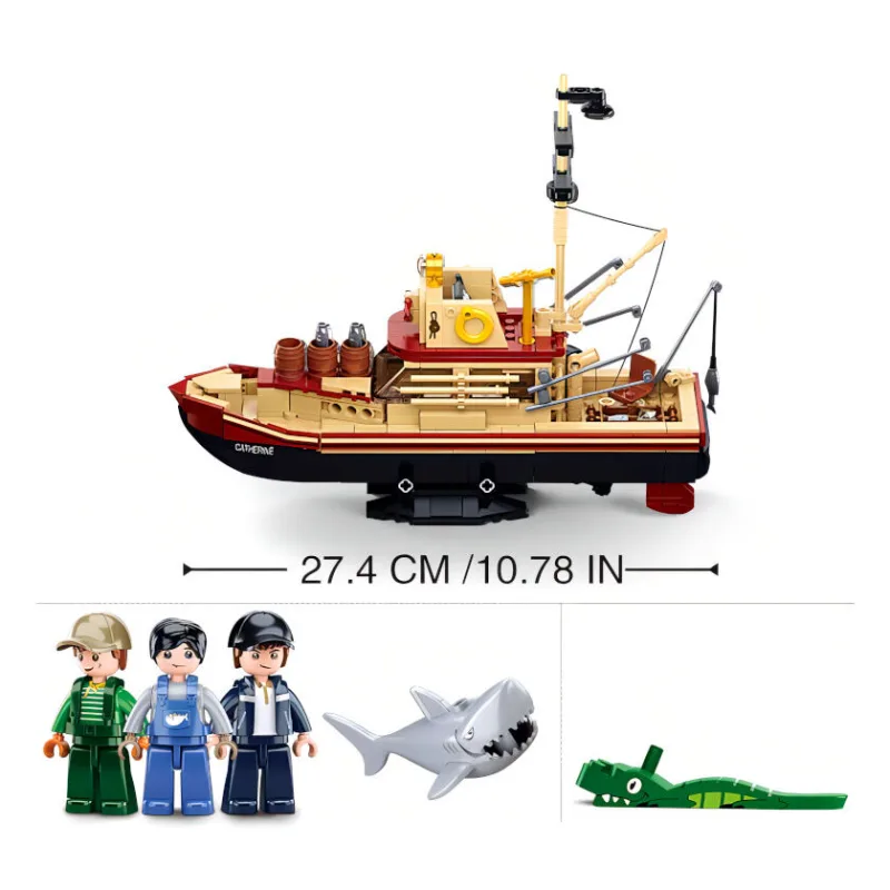 Sluban Model Bricks M38-B1118 Rybárska loď Catherine
