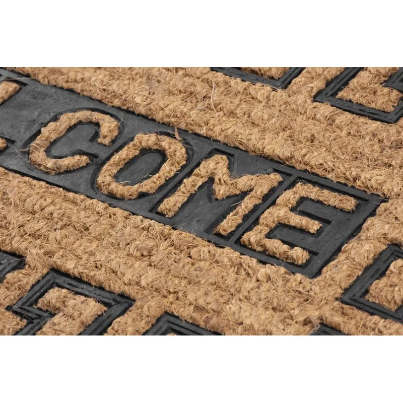 Rohožka pred dvere RBB 110 Welcome 2 – hnedá, 40x60 cm
