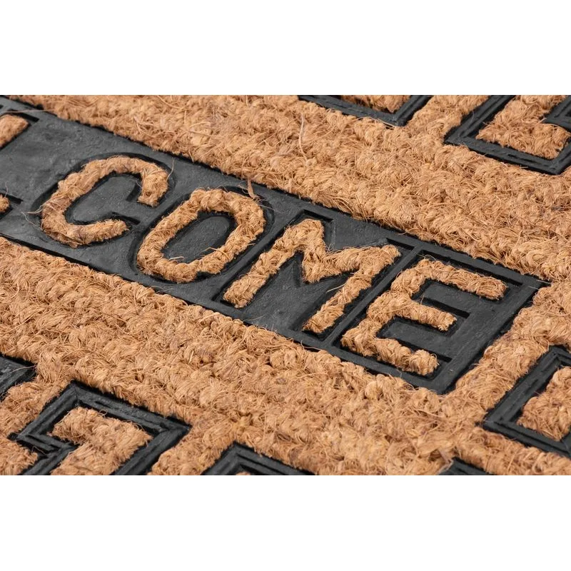Rohožka pred dvere RBB 110 Welcome 2 – hnedá, 40x60 cm