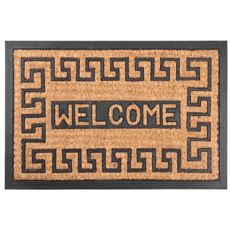 Rohožka pred dvere RBB 110 Welcome 2 – hnedá, 40x60 cm