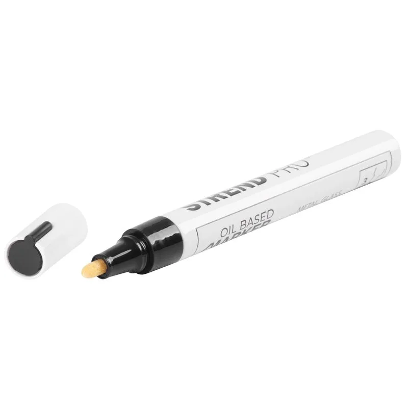 Značkovač Strend Pro Permanent ALU, čierny, kovový, 5 mm