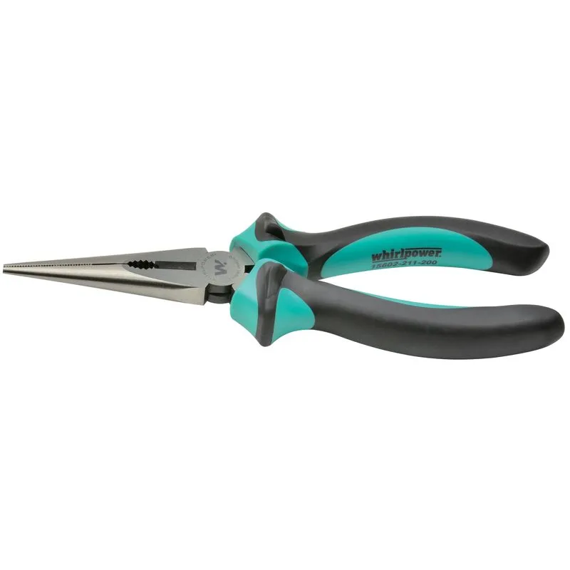 Kliešte s dlhým nosom WHIRLPOWER 15602-211, 200 mm, Cr-V