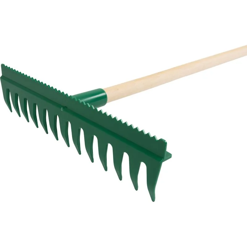 Hrable vyrovnávacie R140, 13-zubé, plastové, s urovnávacou hranou, 160 cm
