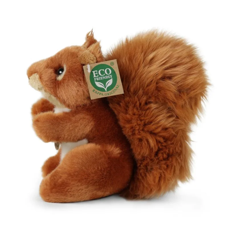 Plyšová veverička sediaca 18 cm ECO-FRIENDLY