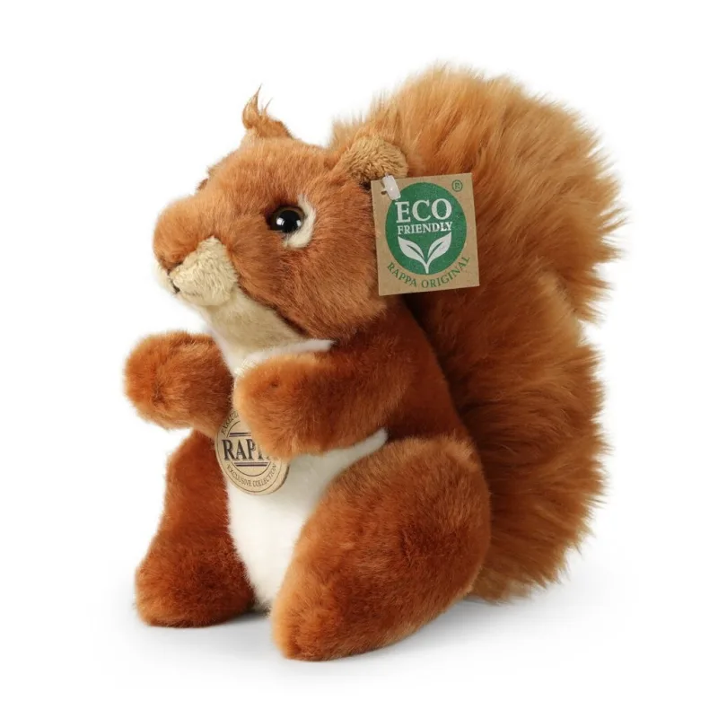Plyšová veverička sediaca 18 cm ECO-FRIENDLY