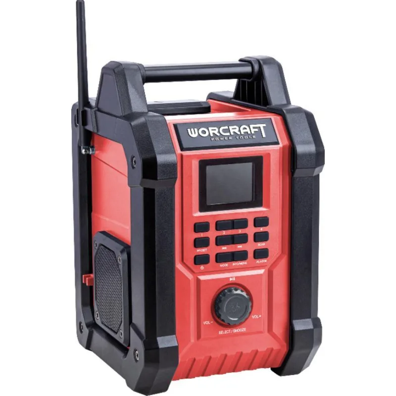 Rádio Worcraft CBTS-S20LiH, DAB+FM, 20V, Bluetooth, AUX, 2x15W