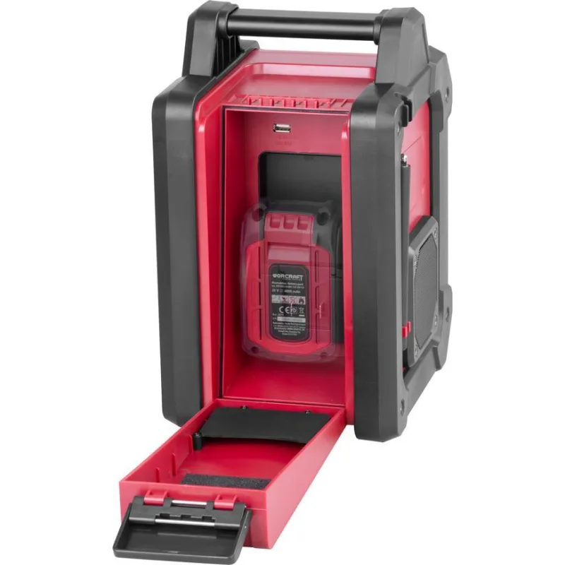 Rádio Worcraft CBTS-S20LiH, DAB+FM, 20V, Bluetooth, AUX, 2x15W