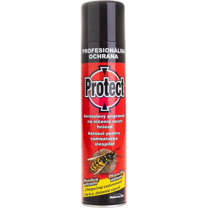 Sprej PROTECT – aerosol na ničenie osích hniezd, 400 ml