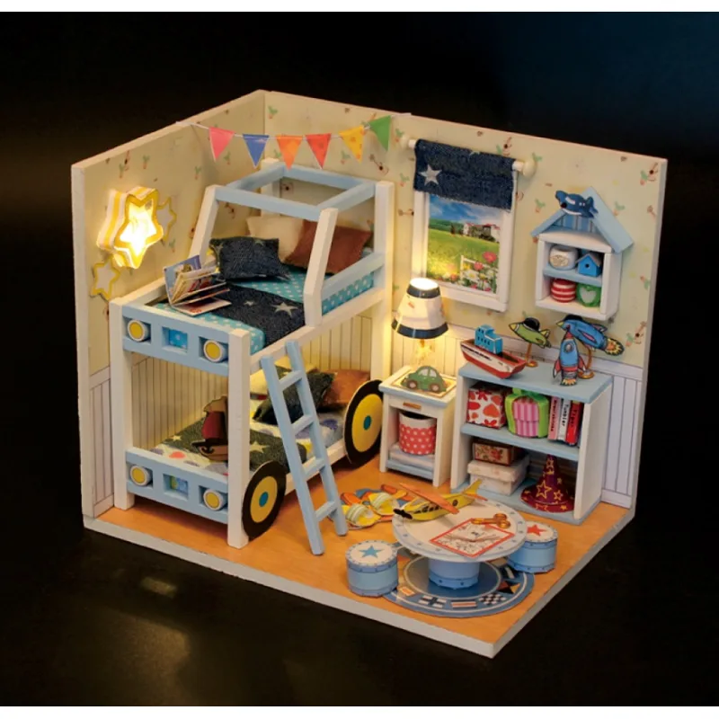 Dvěděti Miniatúra domčeka Charlesova izba