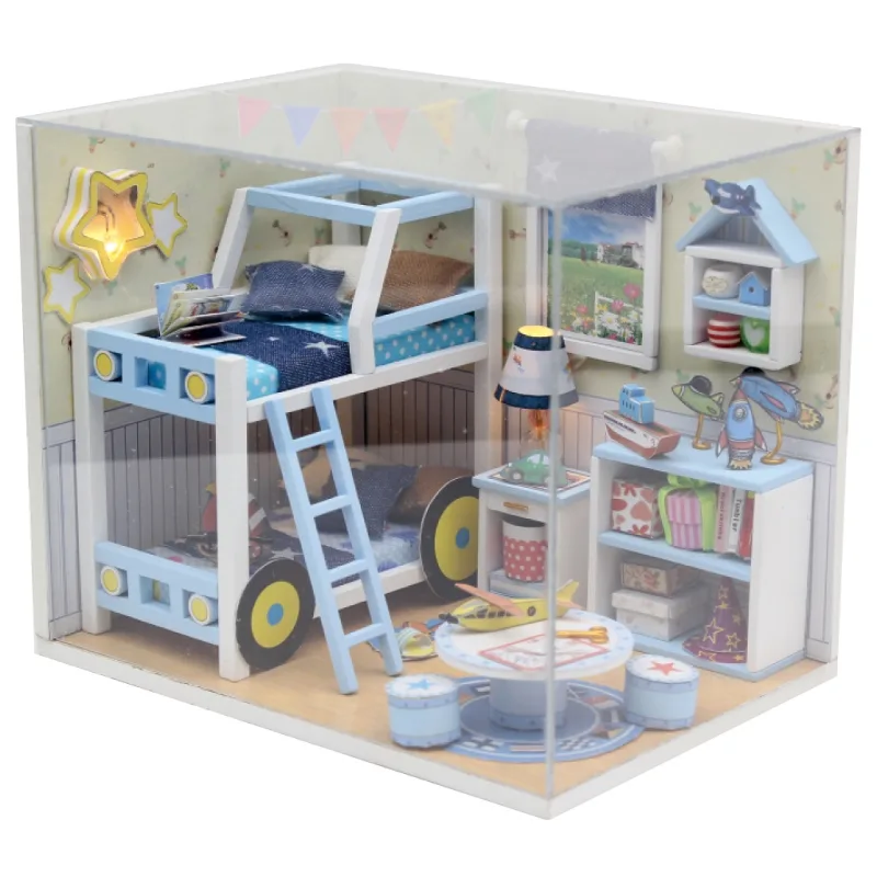 Dvěděti Miniatúra domčeka Charlesova izba