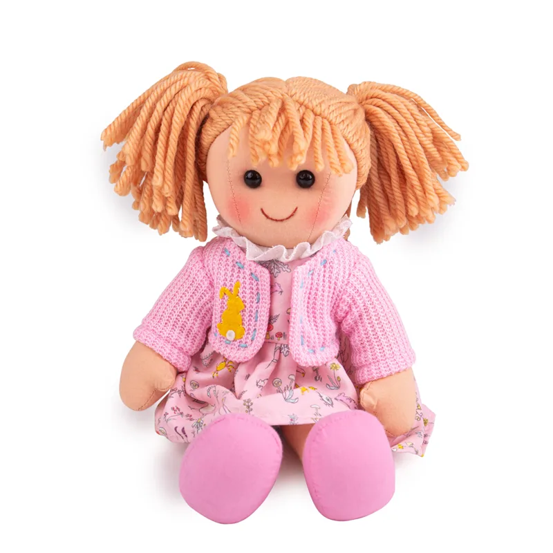 Bigjigs Toys Látková bábika Ella 34 cm