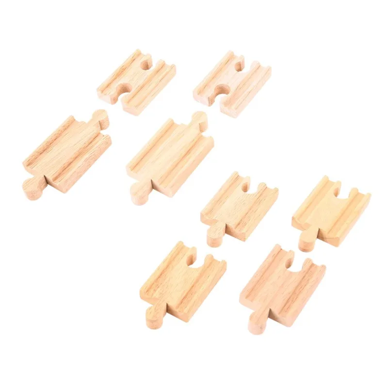 Bigjigs Rail Drevené koľaje Spojky - 5,5 cm - 8 ks