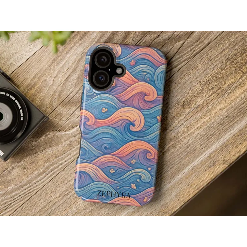 ZEPHYRA Sunset Waves - iPhone 16 Plus Kryt