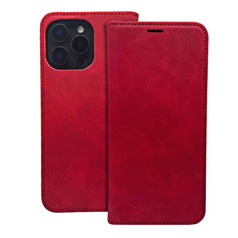 Magnet Book Knižkový kryt iPhone 16 Plus, červené