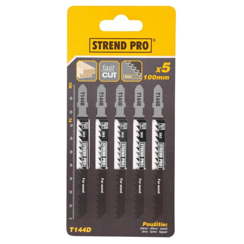 List STREND PRO T144D 100 mm, 6z, drevo, bal. 5 ks