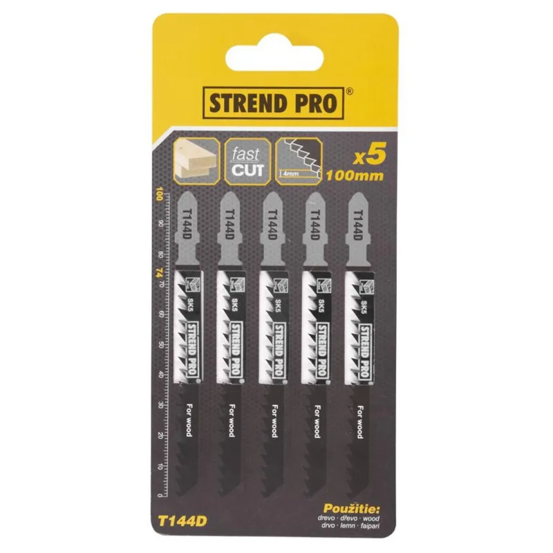 List STREND PRO T144D 100 mm, 6z, drevo, bal. 5 ks