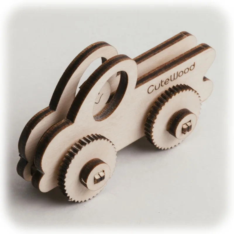 Drevené 3D puzzle Pick-up