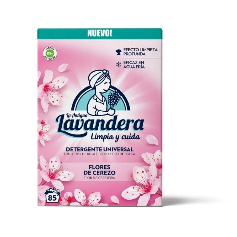 Prací prášok Lavandera, čerešňové kvety, 4675 g, 85 pracích dávok