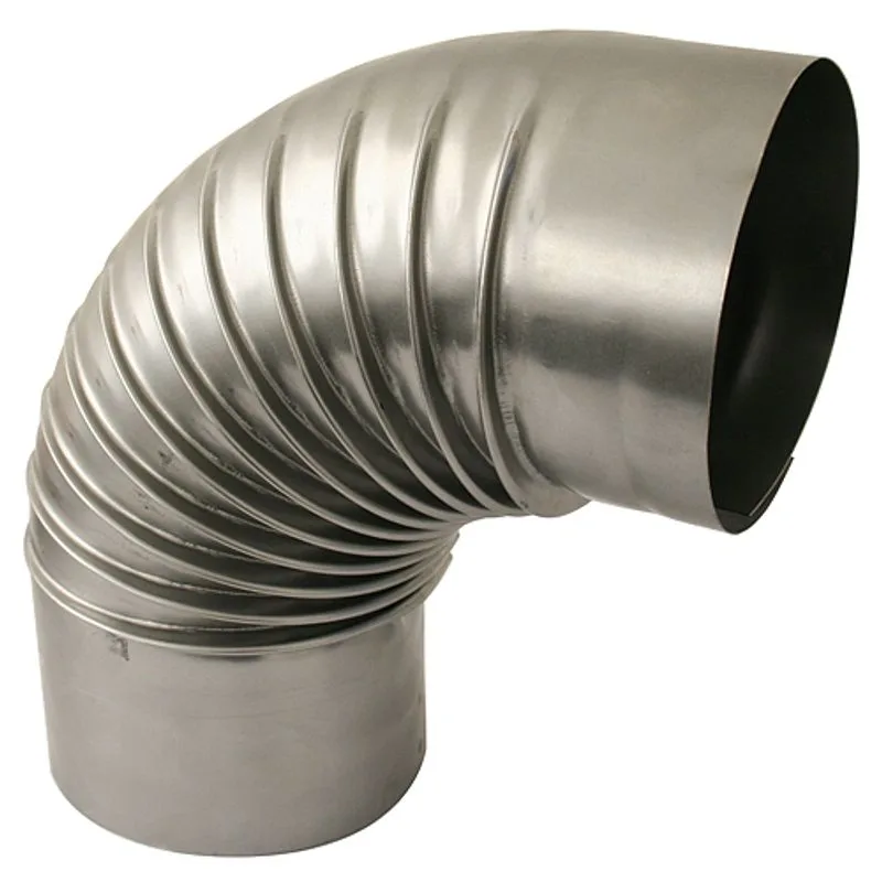 Koleno Dymo 132 mm, dymovod, 90° ohyb
