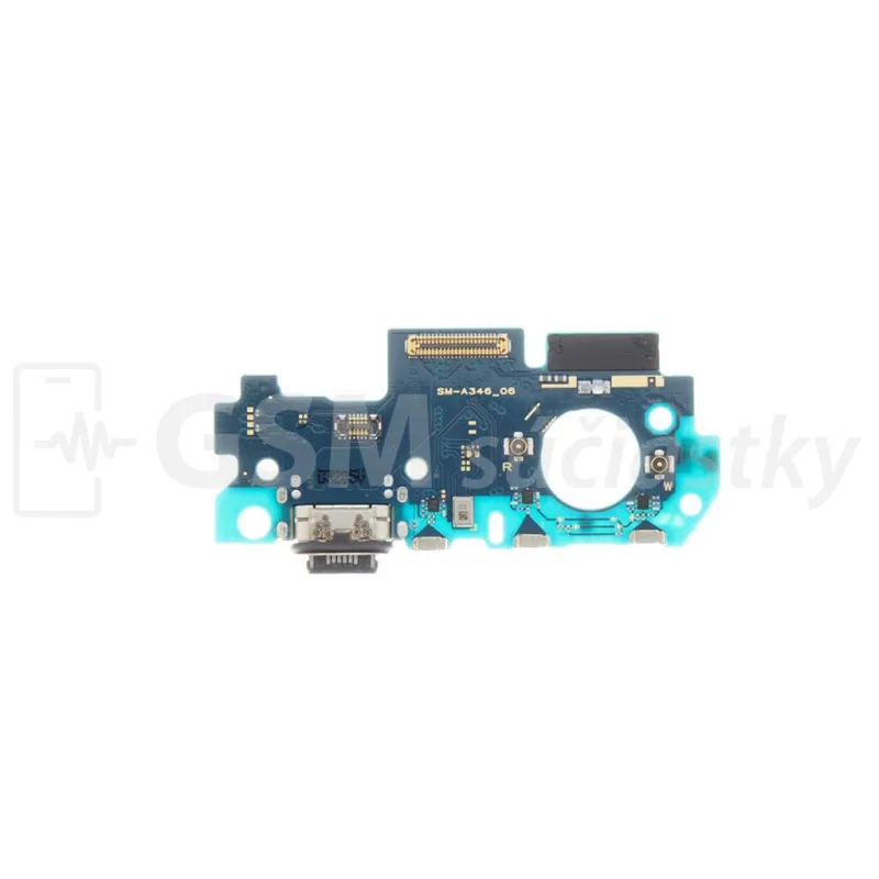 Doska nabíjania Samsung A346B Galaxy A34 5G - nabíjací konektor, mikrofón