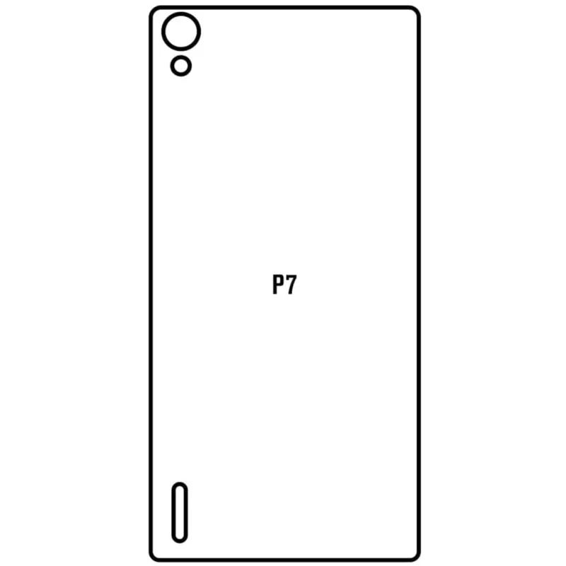 Ochranná fólia Sunshine Hydrogel pre Huawei P7 Variant:: zadná matná