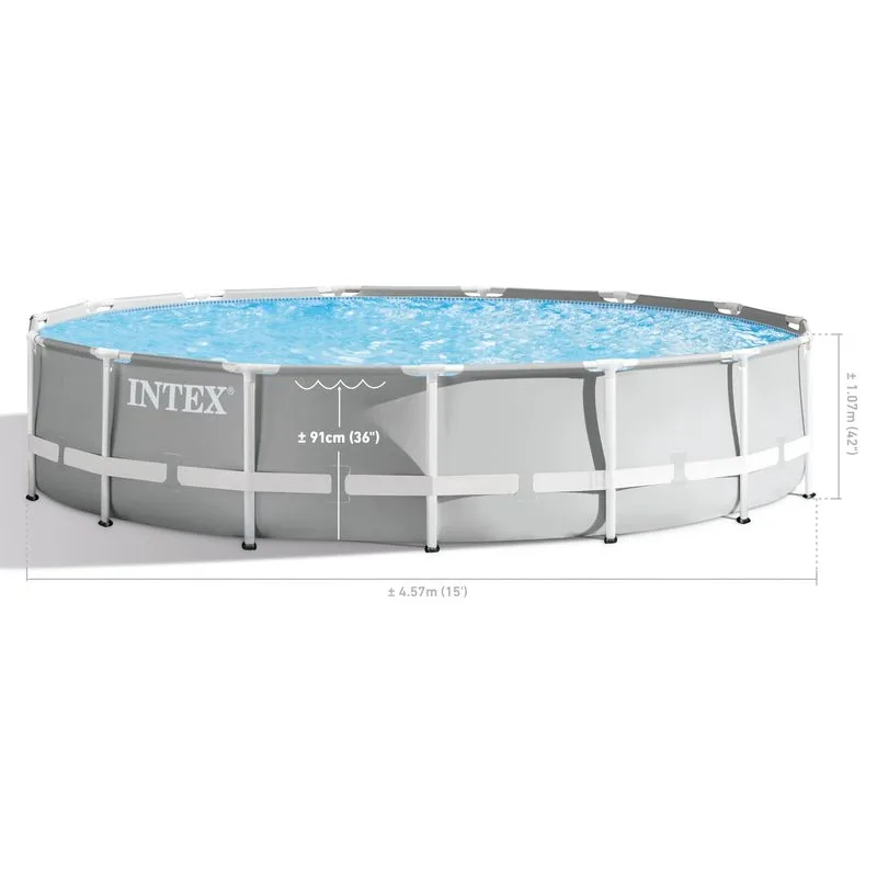 Intex Prism Frame Premium 26724 457x107 cm, bazén s filtráciou