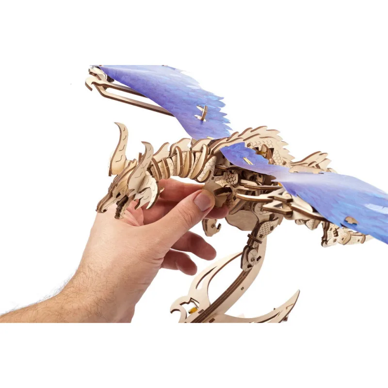 Ugears 3D mechanické puzzle - Víriaci drak 320 ks