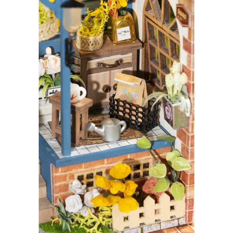 RoboTime Drevené 3D puzzle Miniatúra domčeka Dvor snov