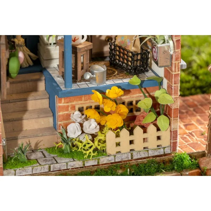 RoboTime Drevené 3D puzzle Miniatúra domčeka Dvor snov
