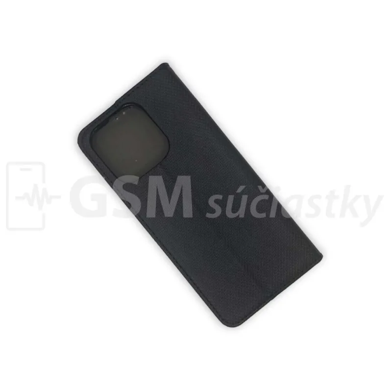 Smart Book Knižkové puzdro Xiaomi Redmi 12C, Poco C55, Čierne