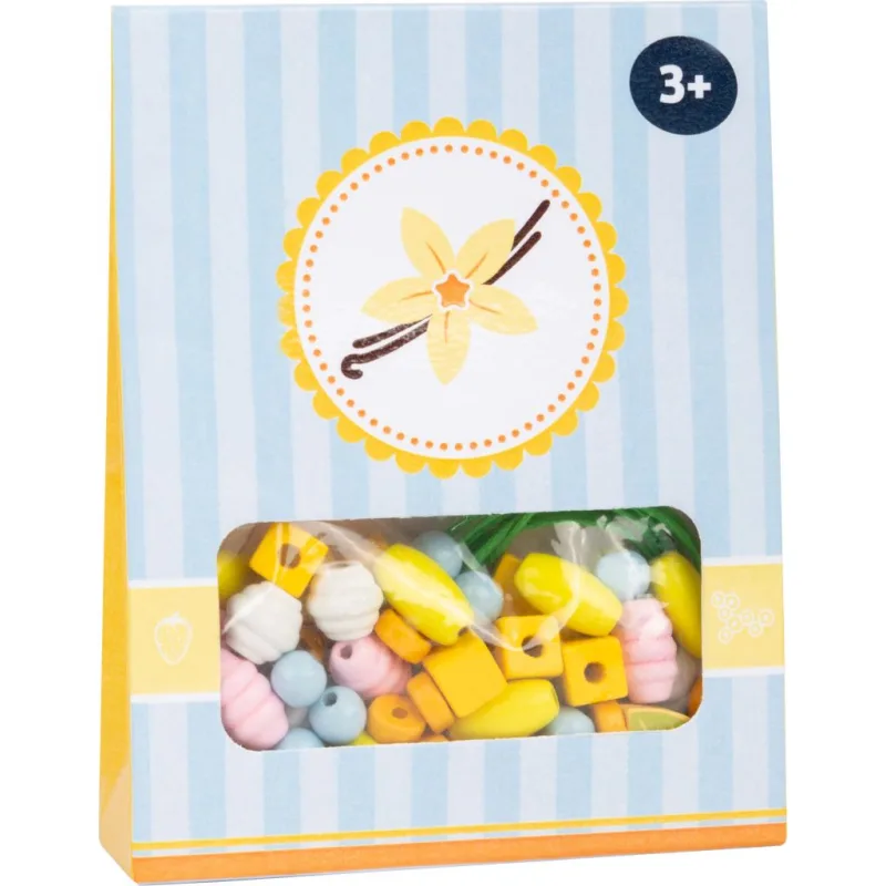 Drevené korálky pre deti Candy 1 ks