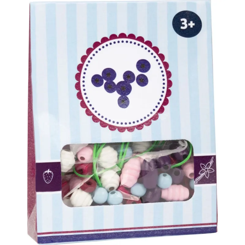 Drevené korálky pre deti Candy 1 ks
