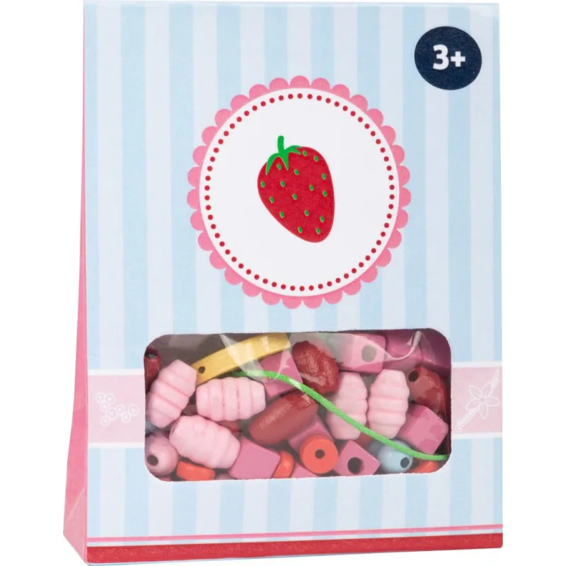 Drevené korálky pre deti Candy 1 ks