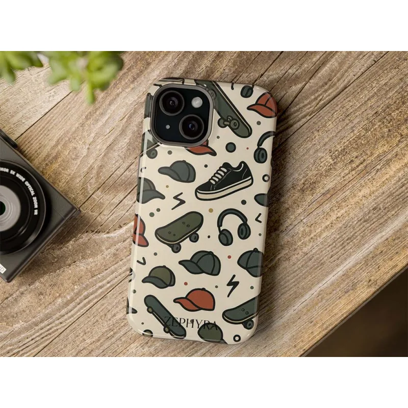 ZEPHYRA Skater Icons - iPhone 15 Kryt