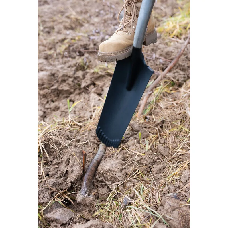 Rýľ Strend Pro Premium RedShark úzky drenážny, drevená násada D 1280 mm