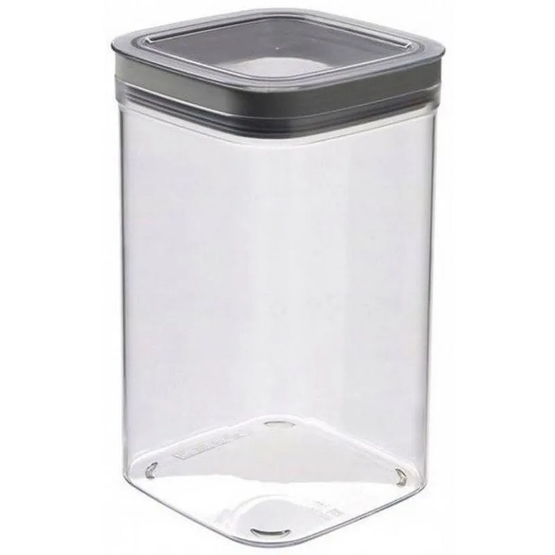 Dóza Curver DRY CUBE, 2,3 l, transparentná/sivá