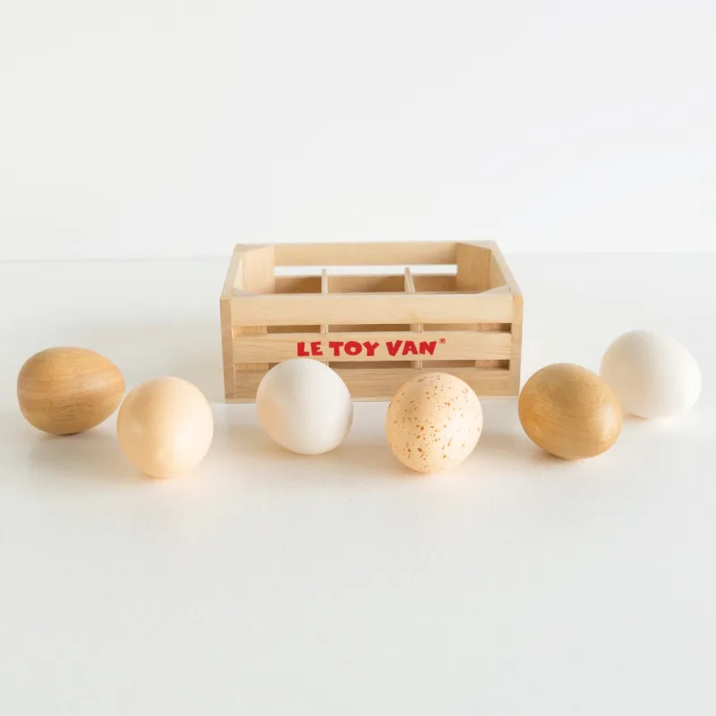 Le Toy Van Farmárske vajcia v debničke