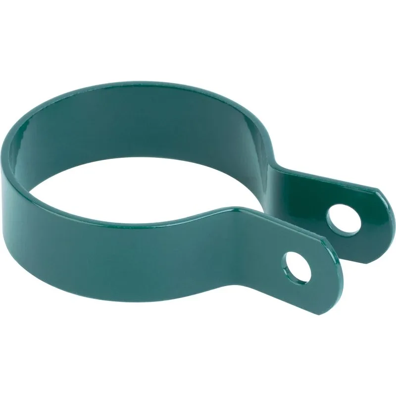 Objímka na okrúhly stĺpik 48 mm, zelená, RAL6005, balenie 5 ks